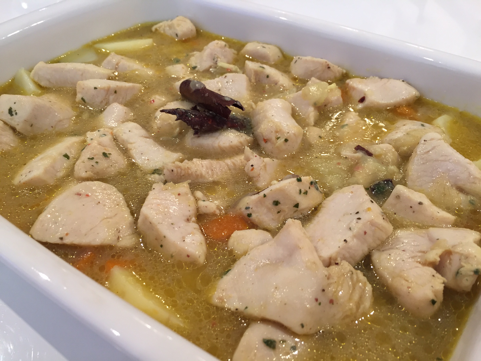 Curry de calabaza y pollo Thermomix