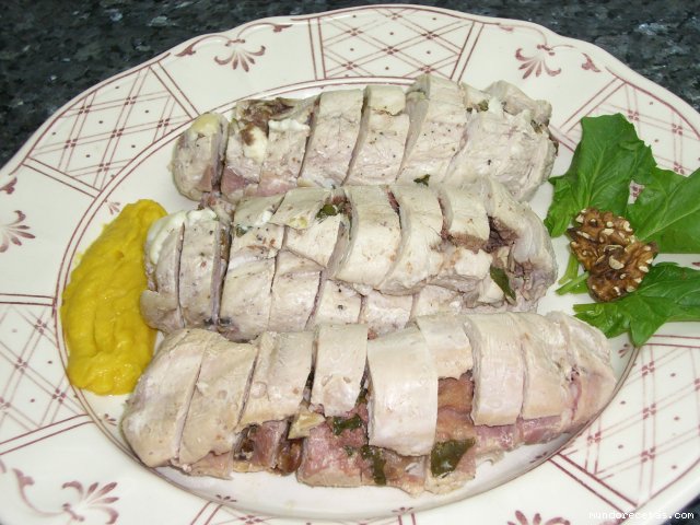 Pechugas Rellenas al Varoma Thermomix