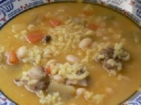 Arros amb fessols i naps