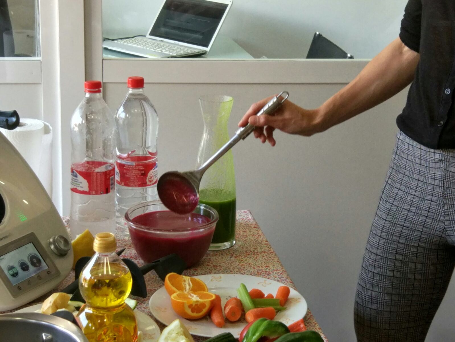 Gazpacho Exótico de Remolacha con Thermomix