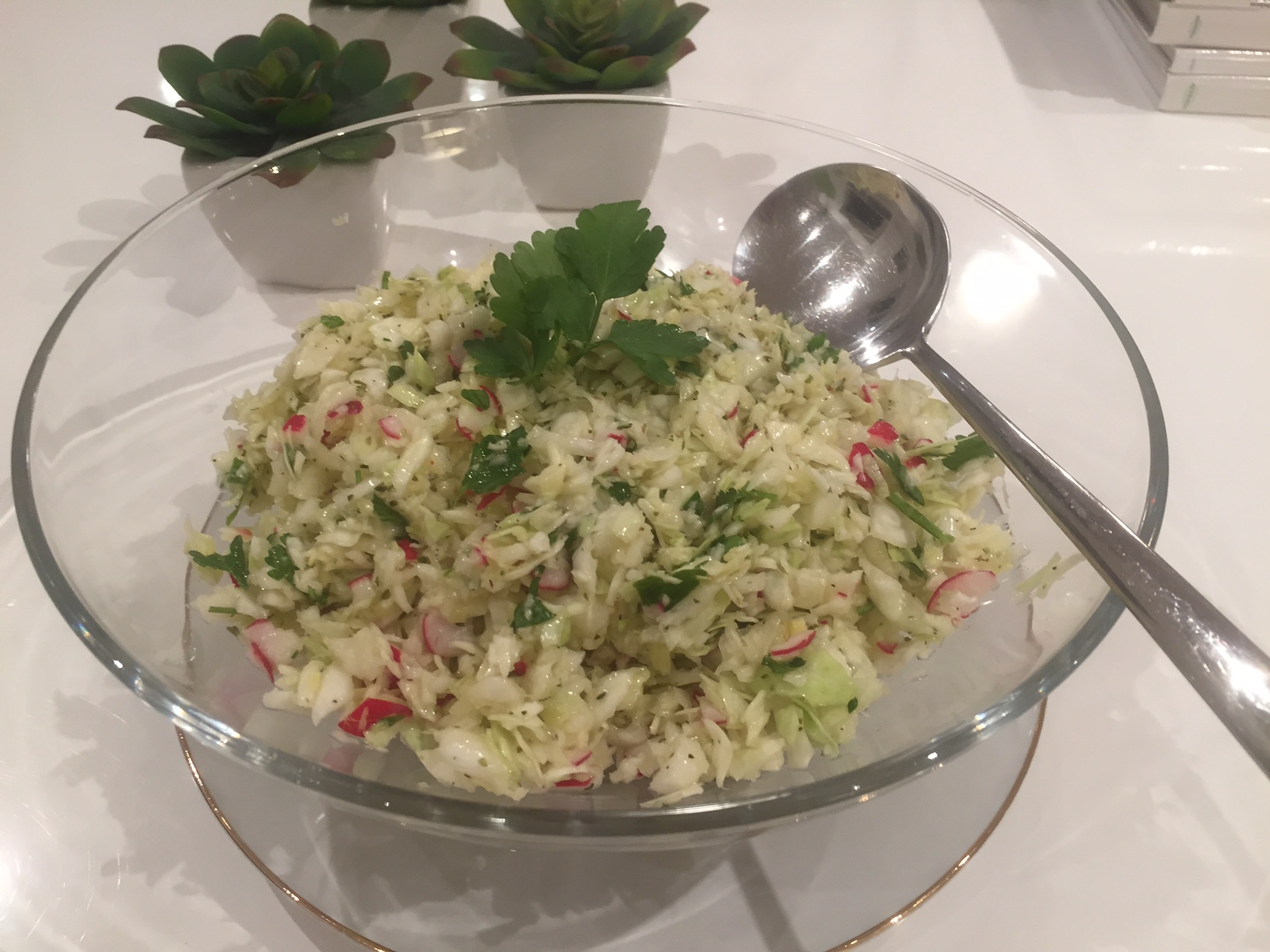 Ensalada de rabanitos y repollo Thermomix