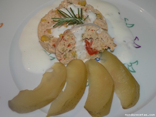 Galantina de pollo Thermomix