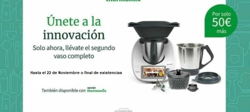 ¡Últimos días! 2º vaso completo por sólo 50 €