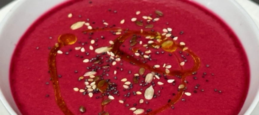 Recetas contra el calor: Gazpacho de remolacha con Thermomix