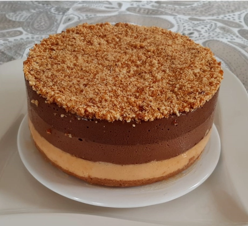 Tarta a los tres chocolates con CROCANTI (TM6)