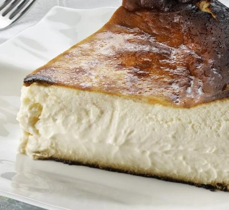 Tarta de queso del restaurante La Viña®, en San Sebastián.