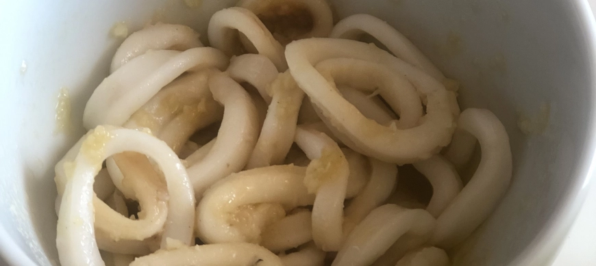 Calamares al ajillo.