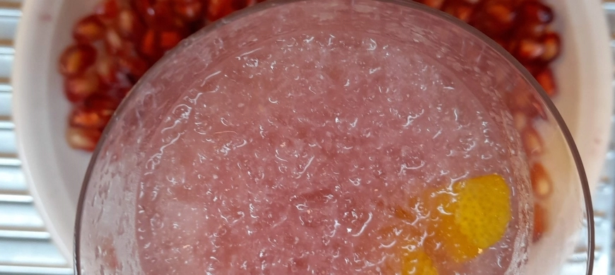 GRANIZADO DE GRANADA Y CAVA