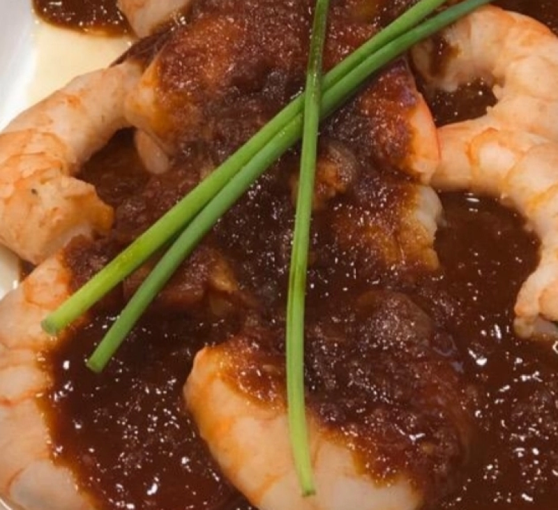 LANGOSTINOS CON SALSA AL OPORTO Y CHOCOLATE TM31, TM5, TM6