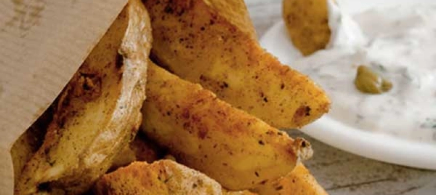 Patatas gajo con salsa de Luxe