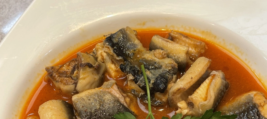 GUISO DE ANGUILA( ALL I PEBRE)