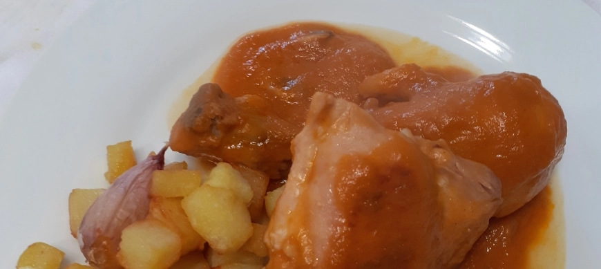 El mejor pollo en salsa... el de la iaia con Thermomix