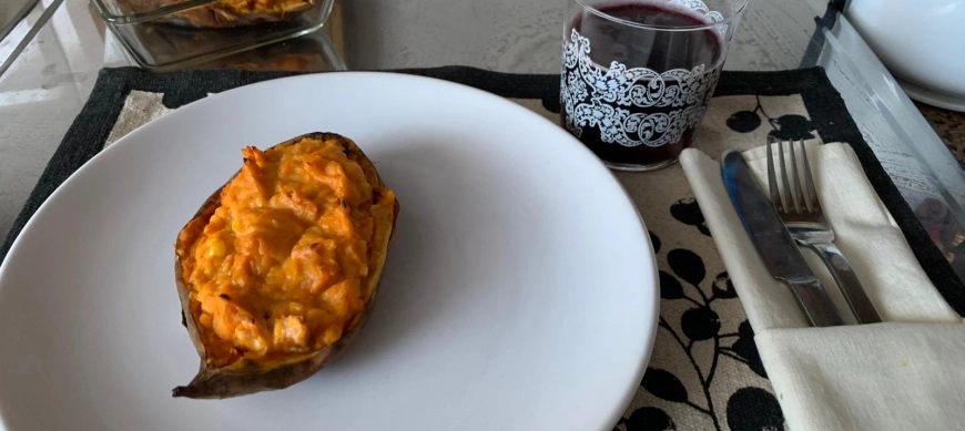 BATATAS RELLENAS AGRIDULCES by Clara con Thermomix