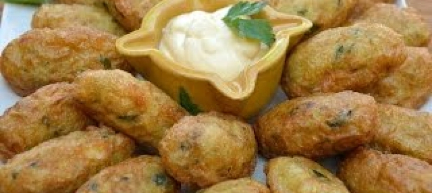 Albóndigas de bacalao o mandonguilles d'abaecho,...