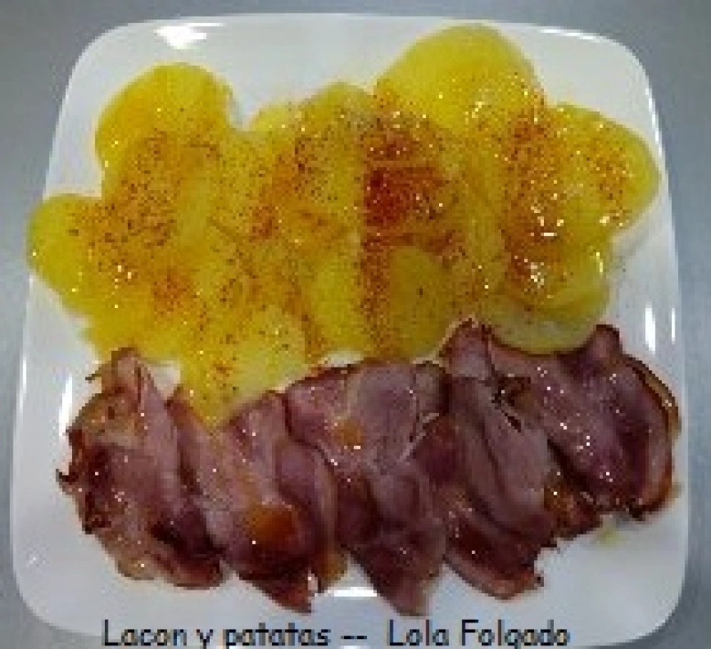 LACÓN Y PATATAS al Vapor