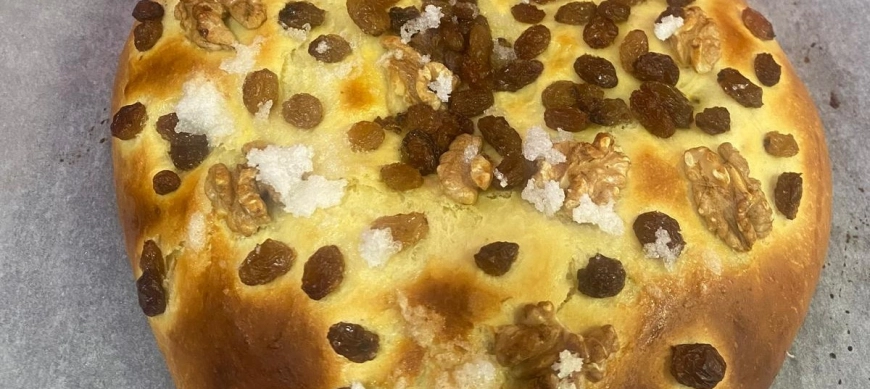 PANQUEMAOS Y COCA DE PASAS Y NUECES