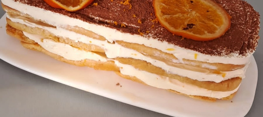 TIRAMISÚ A LA NARANJA