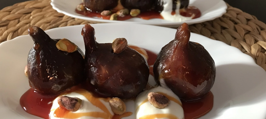 Higos al vapor de naranja con Thermomix