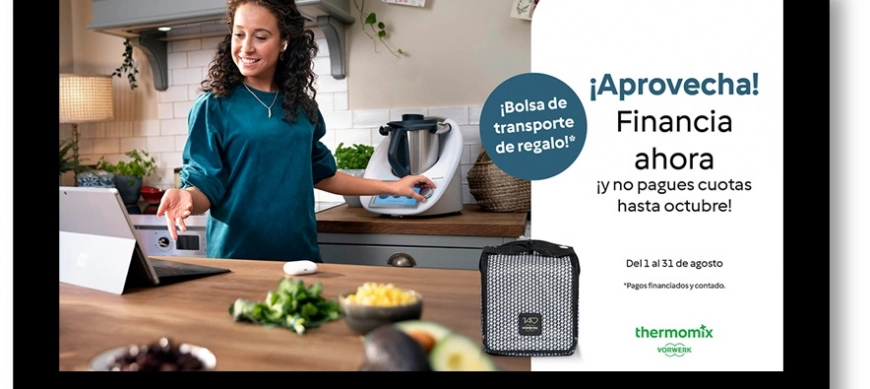 Disfruta tu Thermomix desde ya y empieza a pagar en Octubre