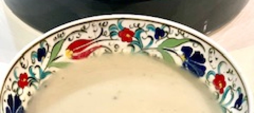 Crema de champiñón y pollo gratinado con Thermomix