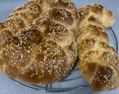 Step <p>Saque del horno, deje enfriar y sirva.</p> illustration