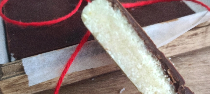 TURRÓN DE COCO y CHOCOLATE