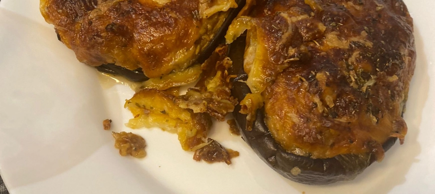 BERENJENAS RELLENAS DE ATUN by VIKI & MARIAN con Thermomix