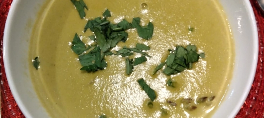 CREMA DE ESPÁRRAGOS VERDES Y ESPINACAS by Lola & Fernando con Thermomix