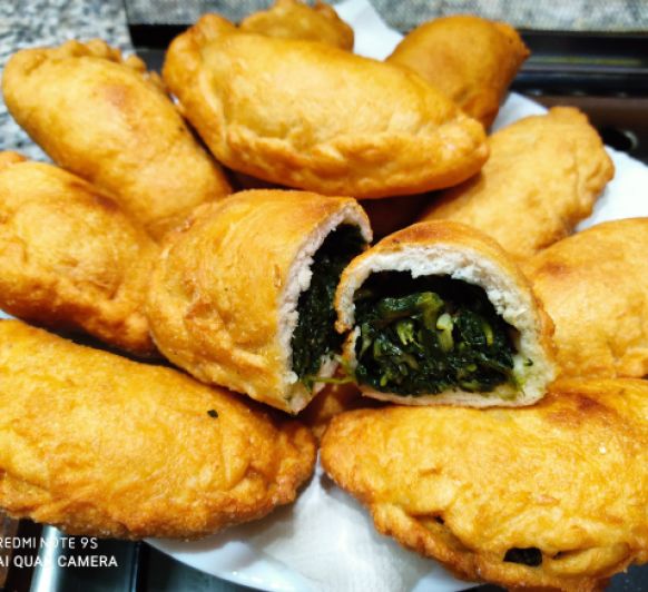 Empanadillas fritas de verduras