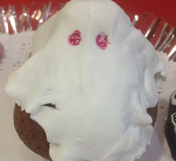 Cupcakes Fantasma (Especial Hallowen)