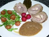 carne rellena de jamón y queso Thermomix®