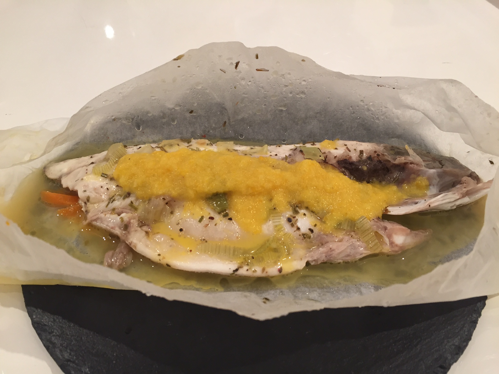 Filetes de trucha en papillote Thermomix®