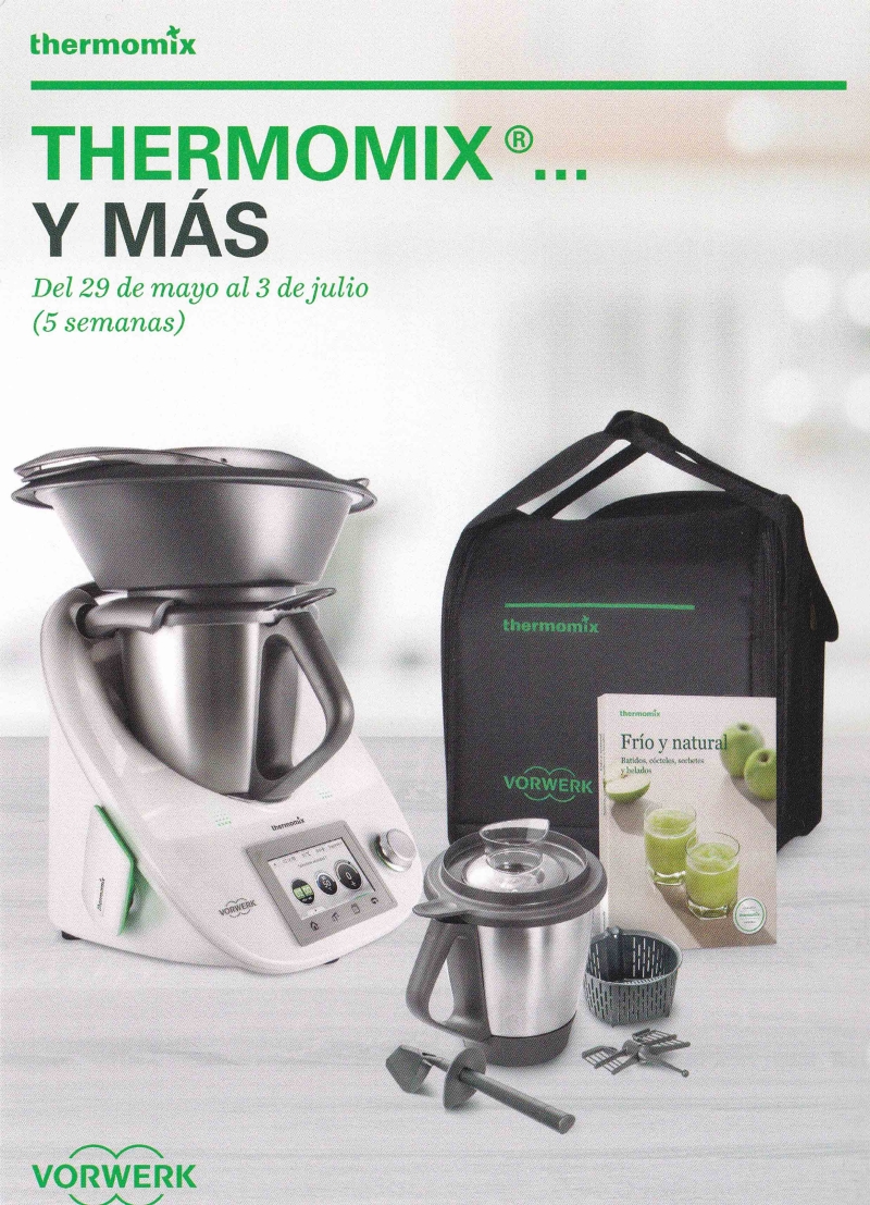 ¡¡¡Thermomix® con segundo vaso y bolsa de transporte al 0% de intereses!!! o con un beneficio de 127€