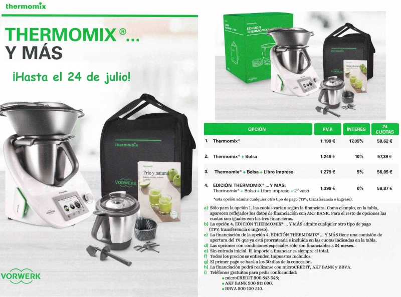 Thermomix® Tm5 con 127€ de descuento y sin intereses!!!