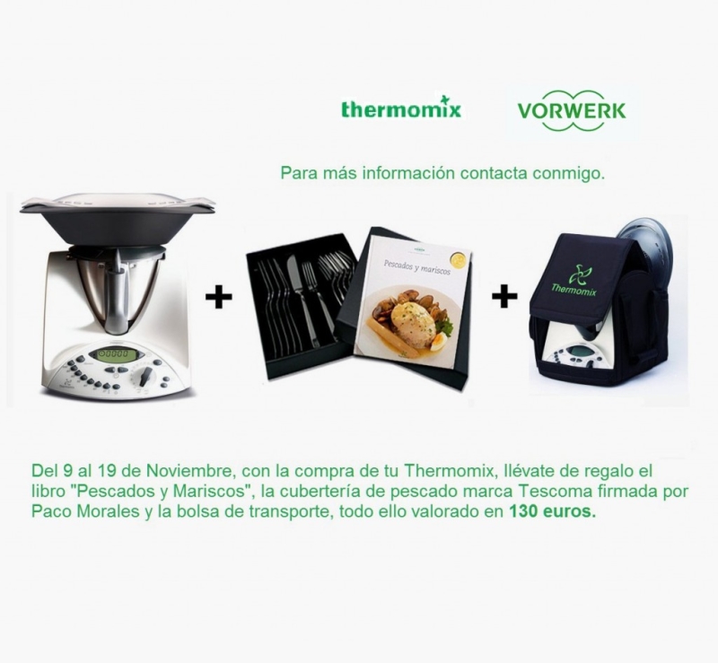 130 euros de regalo con la compra de tu Thermomix® !!!
