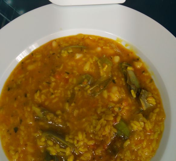 ARROZ MELOSO CON VERDURAS