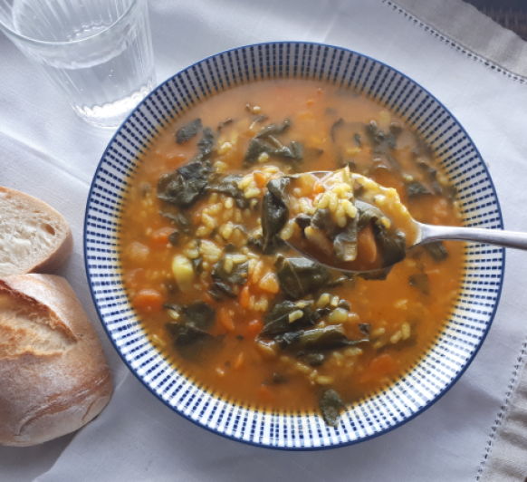 AROOZ CON ACELGAS, un básico para este invierno
