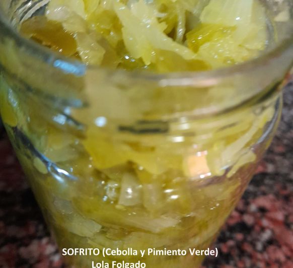 SOFRITO (Cebolla y pimiento verde)
