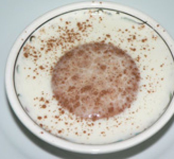 Natillas de leche de soja con Thermomix