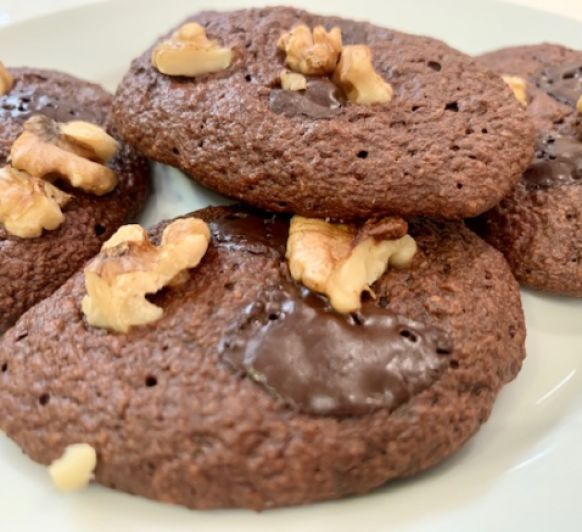 Niños a la cocina: Cookies de avena, plátano y cacao con Thermomix® 