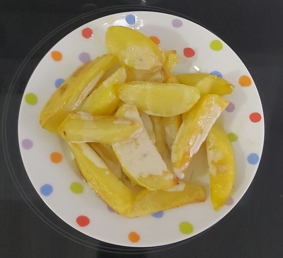 Patatas con salsa de Cabrales (TM31, TM%, TM6)