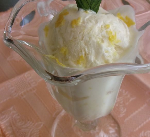 CREMA HELADA DE LIMÓN