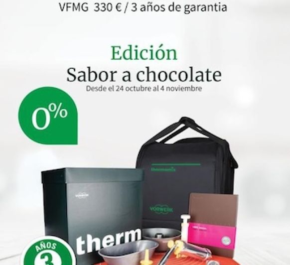 Una estupenda ocasión para poder disfrutar de tu Thermomix® y la edición sabor a chocolate 0% SIN INTERESES