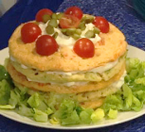 PASTEL DE TORTILLAS