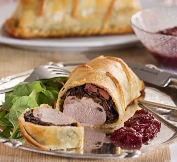 SOLOMILLO DE CERDO WELLINGTON CON FOIE Y MERMELADA DE FRAMBUESA (meater) TM6 (TM5,TM31 SUGERENCIA)