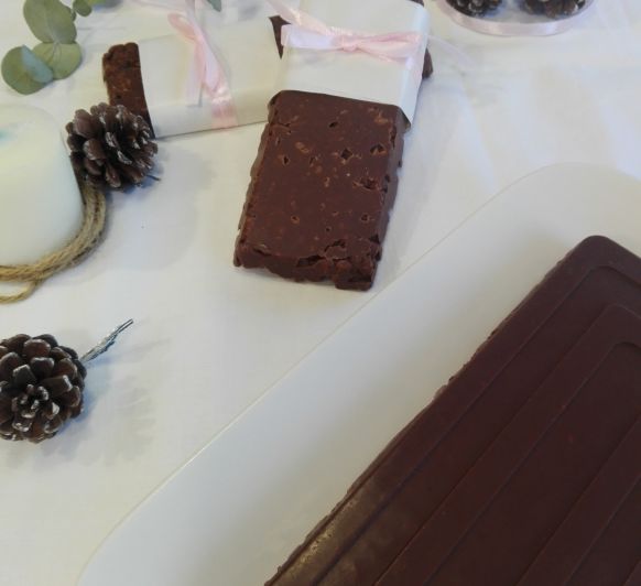 Cómo preparar turrón de chocolate crujiente en Thermomix®