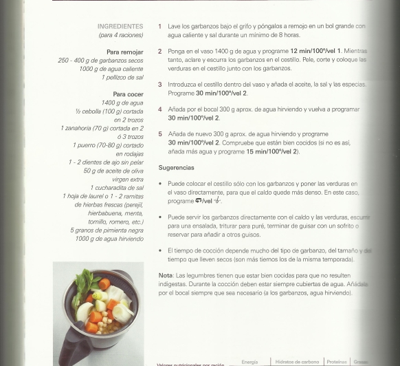 Coccion de legumbres con Thermomix®