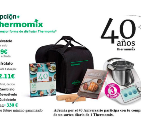 El 40 aniversario de Thermomix® España se celebra a lo grande.
