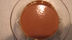 Natillas de chocolate