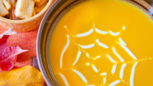 Crema de calabaza especiada